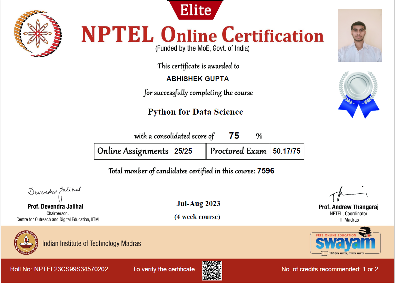 Online Certification